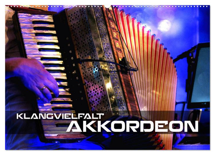 Produktbild: Klangvielfalt Akkordeon (Wandkalender 2026 DIN A2 quer), CALVENDO Monatskalender