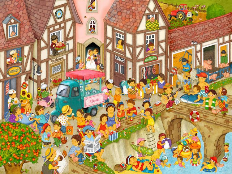 Produktbild: Mein Dorf im Sommer (Puzzle)