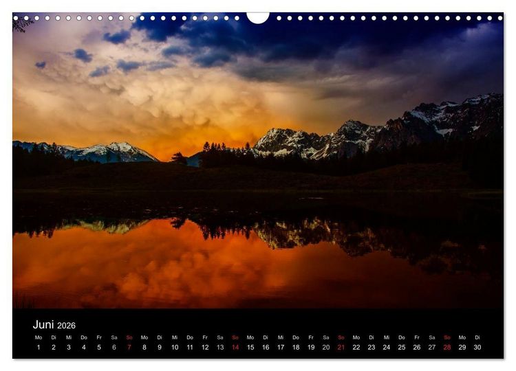Produktbild: Bergblicke - Karwendel (Wandkalender 2026 DIN A3 quer), CALVENDO Monatskalender