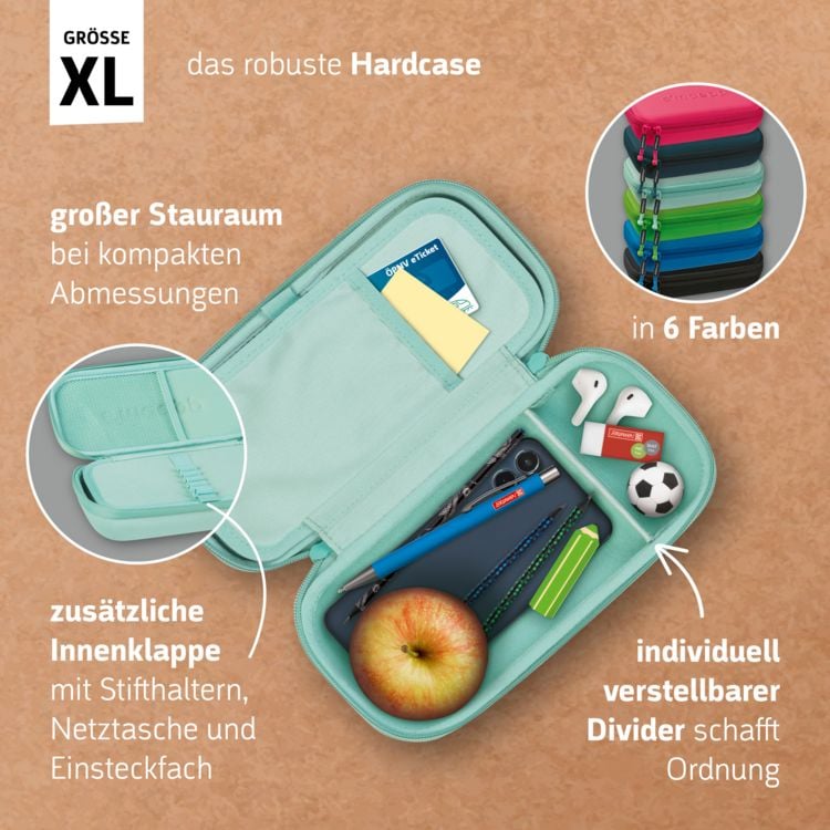 Produktbild: Brunnen Schlamperm&auml;ppchen Hardcase XL mint s'maepp