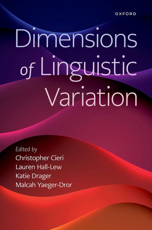 Produktbild: Dimensions of Linguistic Variation