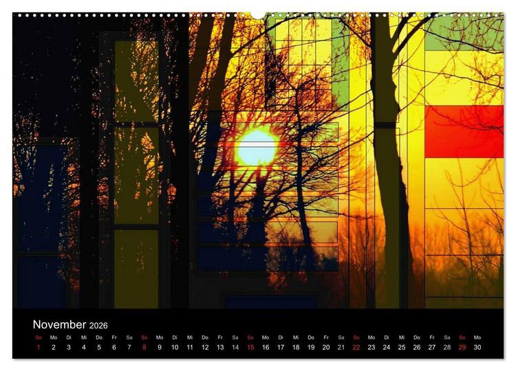 Produktbild: MEDIA-ART Der Kunstkalender (hochwertiger Premium Wandkalender 2026 DIN A2 quer), Kunstdruck in Hochglanz