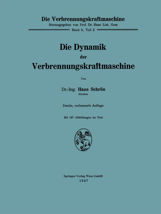 Produktbild: Die Dynamik der Verbrennungskraftmaschine