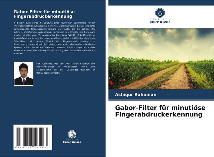 Produktbild: Gabor-Filter f&uuml;r minuti&ouml;se Fingerabdruckerkennung
