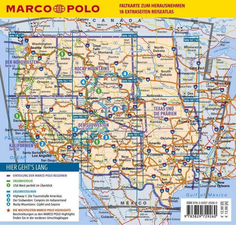 Produktbild: MARCO POLO Reisef&uuml;hrer USA West