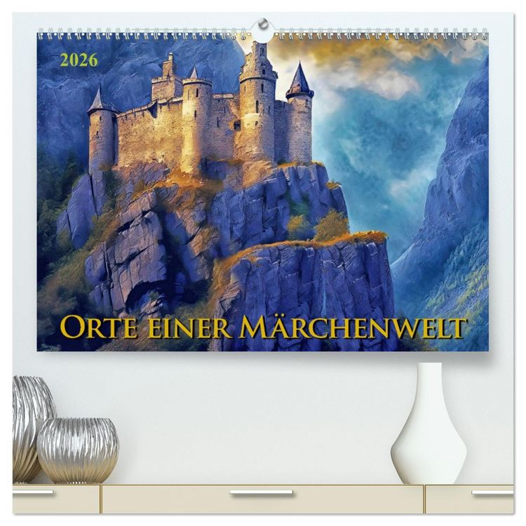Produktbild: Orte einer M&auml;rchenwelt (hochwertiger Premium Wandkalender 2026 DIN A2 quer), Kunstdruck in Hochglanz