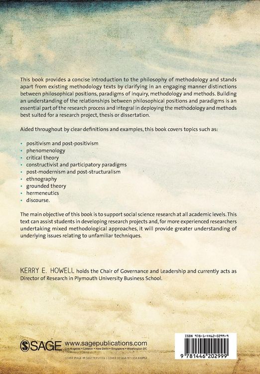 Produktbild: An Introduction to the Philosophy of Methodology