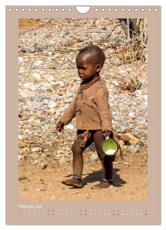 Produktbild: Besuch bei den Himbas - Namibia (Wandkalender 2026 DIN A4 hoch), CALVENDO Monatskalender
