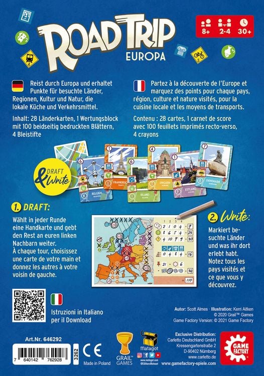 Produktbild: GAMEFACTORY - Road Trip Europa