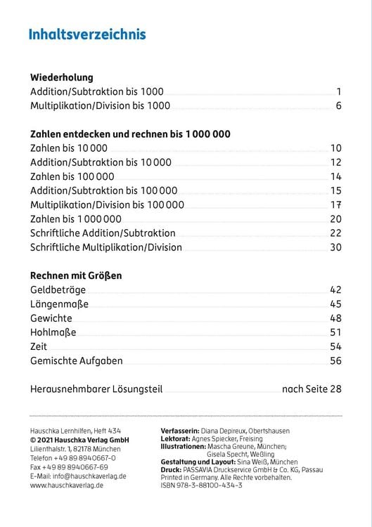 Produktbild: Mein &Uuml;bungsheft Rechnen 4. Klasse
