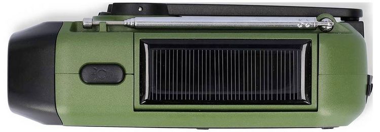 Produktbild: Nedis RDDBCR2000GN Notfallradio DAB+, UKW, FM Notfallradio, DAB+, UKW Gr&uuml;n, Schwarz