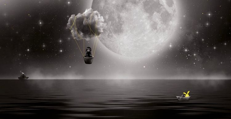 Produktbild: Hallo Nacht. Ich mag dich gerne. Setz dich zu mir. Wir gucken Sterne
