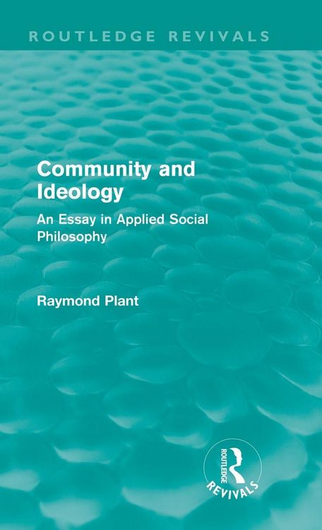 Produktbild: Community and Ideology (Routledge Revivals)