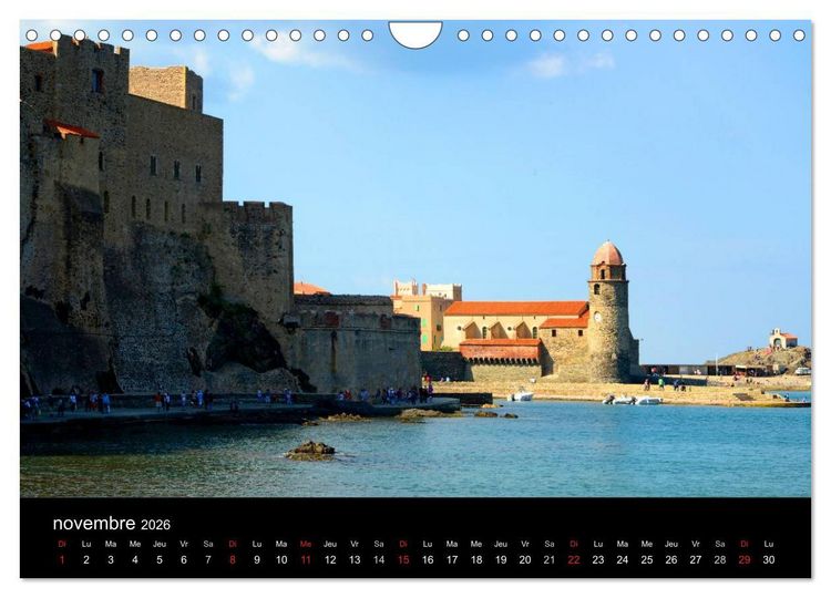 Produktbild: Le port de Collioure (Calendrier mural 2026 DIN A4 vertical), CALVENDO calendrier mensuel