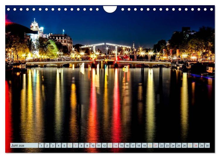 Produktbild: Amsterdam - Venedig des Nordens (Wandkalender 2026 DIN A4 quer), CALVENDO Monatskalender