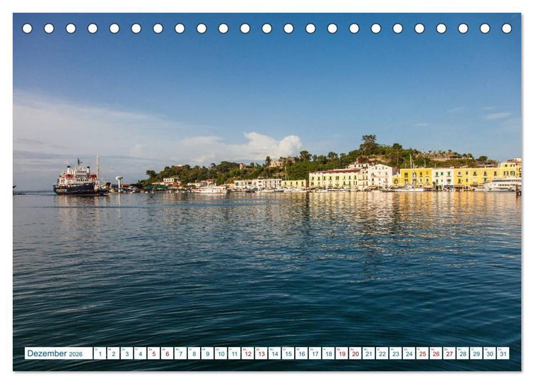 Produktbild: Ischia - Italien (Tischkalender 2026 DIN A5 quer), CALVENDO Monatskalender