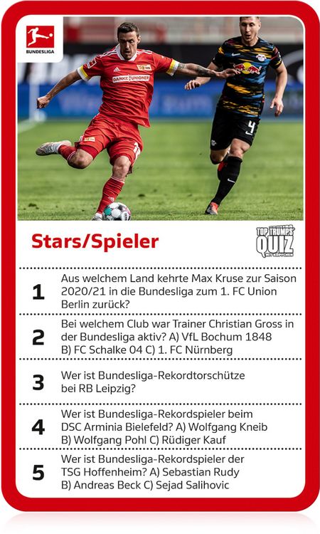 Produktbild: Top Trumps Quiz Bundesliga Edition