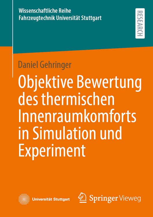 Produktbild: Objektive Bewertung des thermischen Innenraumkomforts in Simulation und Experiment
