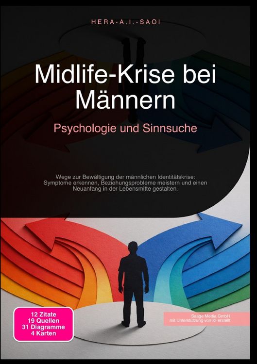 Produktbild: Midlife-Krise bei M&auml;nnern: Psychologie und Sinnsuche