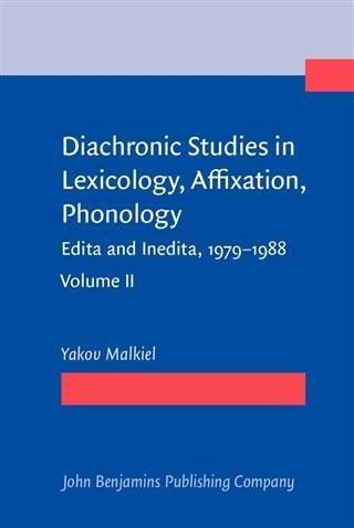Produktbild: Diachronic Studies in Lexicology, Affixation, Phonology