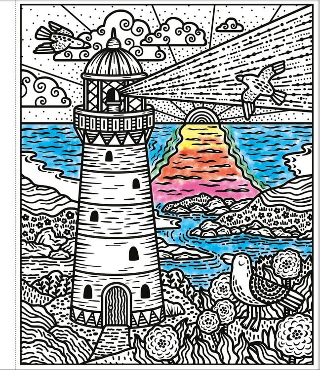Produktbild: Mein Farbenzauber-Malbuch: An der K&uuml;ste