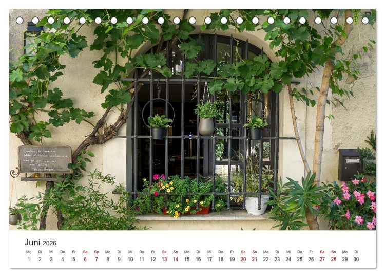 Produktbild: Impressionen der Provence (Tischkalender 2026 DIN A5 quer), CALVENDO Monatskalender