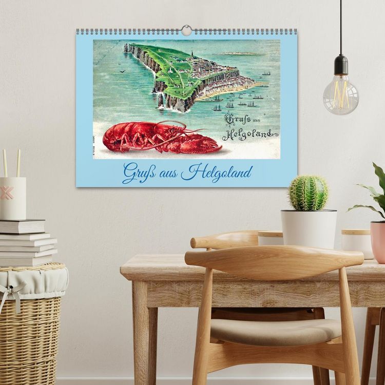 Produktbild: Gru&szlig; aus Helgoland (Wandkalender 2026 DIN A3 quer), CALVENDO Monatskalender