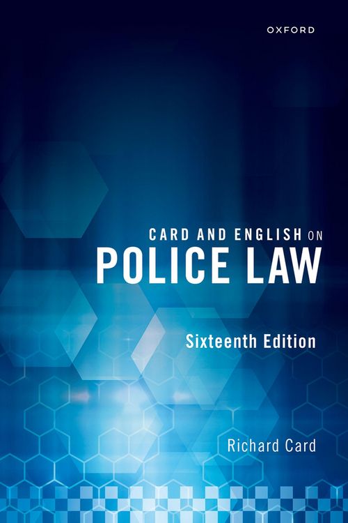 Produktbild: Card and English on Police Law