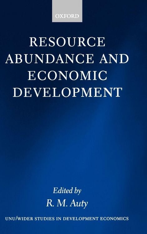 Produktbild: Resource Abundance and Economic Development