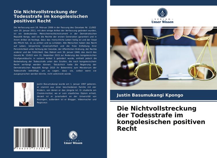 Produktbild: Die Nichtvollstreckung der Todesstrafe im kongolesischen positiven Recht