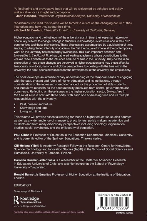 Produktbild: Universities in the Flux of Time