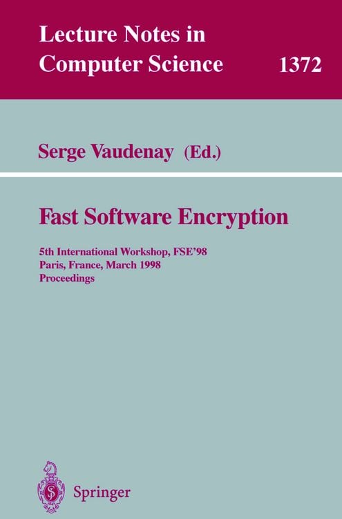 Produktbild: Fast Software Encryption