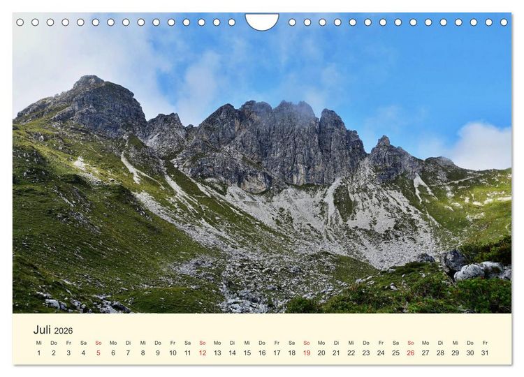 Produktbild: Wandergl&uuml;ck im Allg&auml;u (Wandkalender 2026 DIN A4 quer), CALVENDO Monatskalender