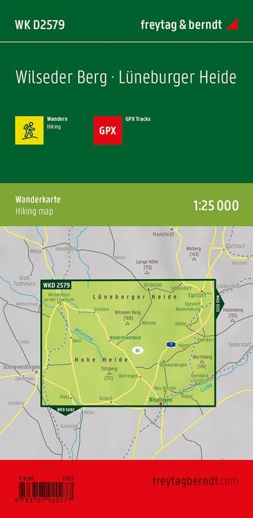 Produktbild: freytag & berndt Wanderkarte WKD 2579 Wilseder Berg, L&uuml;neburger Heide 1:25.000