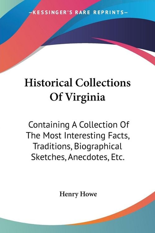 Produktbild: Howe, H: Historical Collections Of Virginia