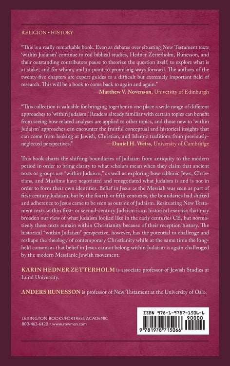 Produktbild: Within Judaism? Interpretive Trajectories in Judaism, Christianity, and Islam from the First to the Twenty-First Century
