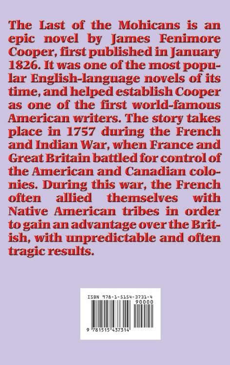 Produktbild: The Last of the Mohicans