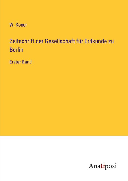 Produktbild: Zeitschrift der Gesellschaft f&uuml;r Erdkunde zu Berlin