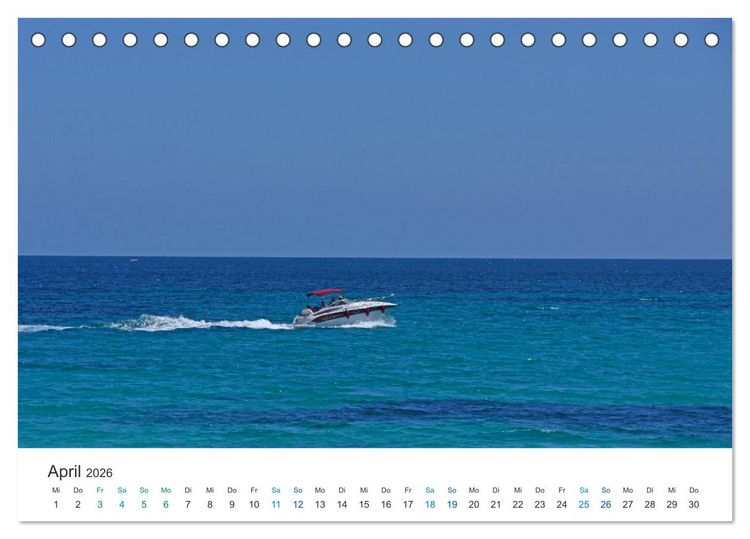 Produktbild: Segelboote und Yachten - Lebensart am Mittelmeer (Tischkalender 2026 DIN A5 quer), CALVENDO Monatskalender