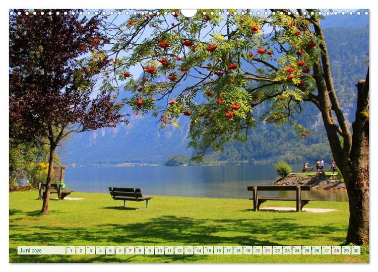 Produktbild: Hallstatt, Marktgemeinde am Hallst&auml;tter See (Wandkalender 2026 DIN A3 quer), CALVENDO Monatskalender
