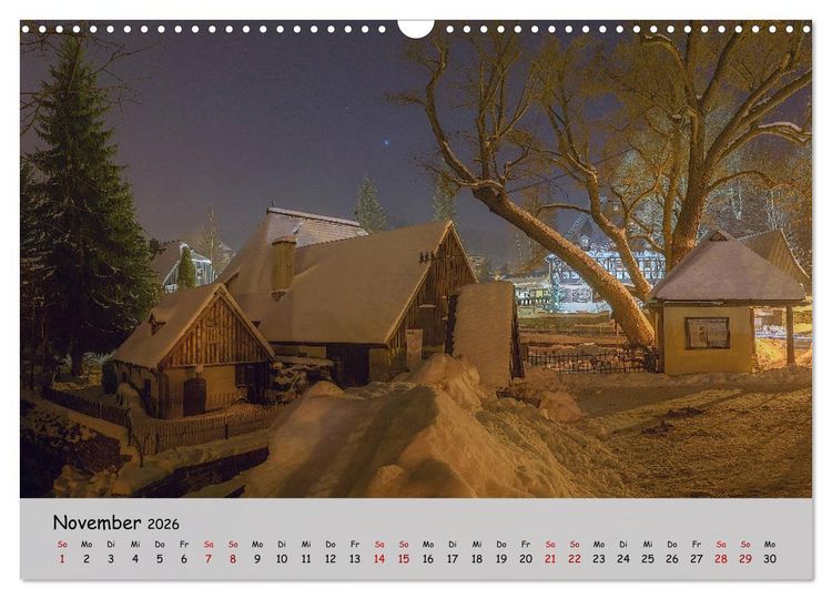 Produktbild: Historisches Erzgebirge (Wandkalender 2026 DIN A3 quer), CALVENDO Monatskalender