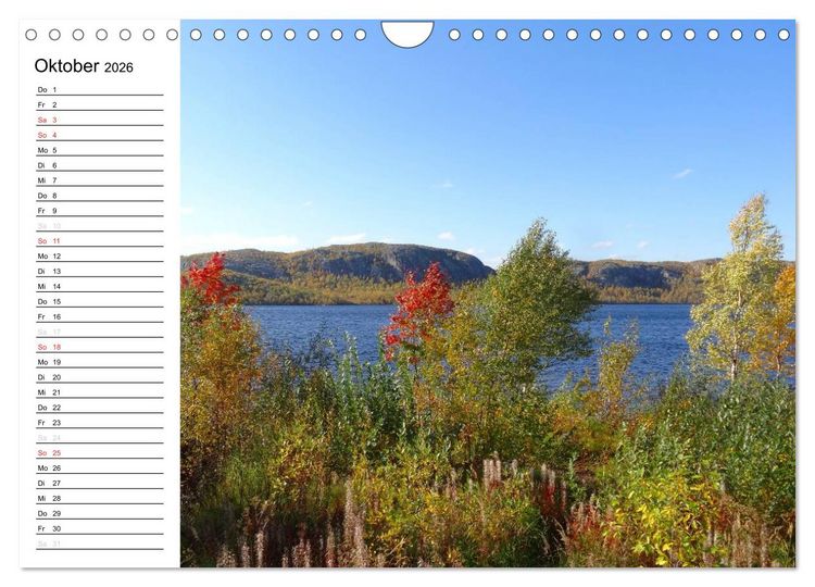 Produktbild: Impressionen von Norwegen entlang der Hurtigruten (Wandkalender 2026 DIN A4 quer), CALVENDO Monatskalender