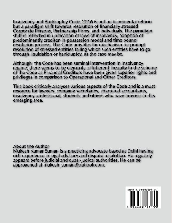 Produktbild: Insolvency and Bankruptcy Code, 2016