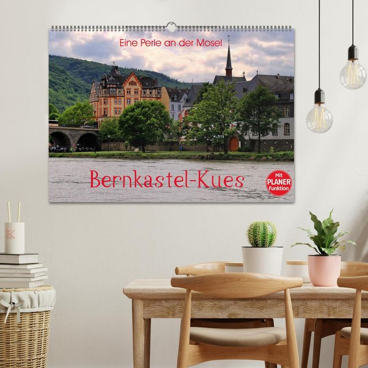 Produktbild: Eine Perle an der Mosel &ndash; Bernkastel-Kues (Wandkalender 2026 DIN A2 quer), CALVENDO Monatskalender