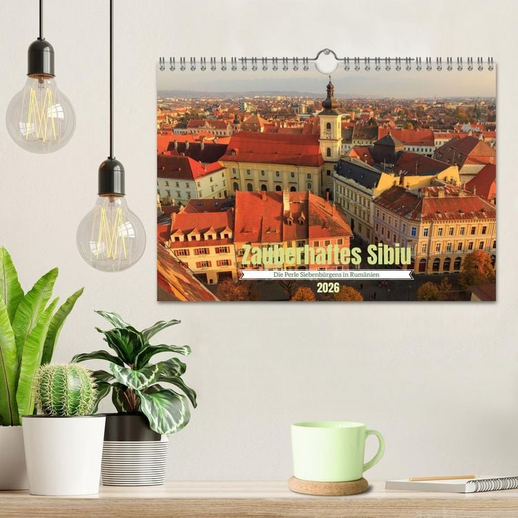 Produktbild: Zauberhaftes Sibiu - Die Perle Siebenb&uuml;rgens in Rum&auml;nien (Wandkalender 2026 DIN A4 quer), CALVENDO Monatskalender