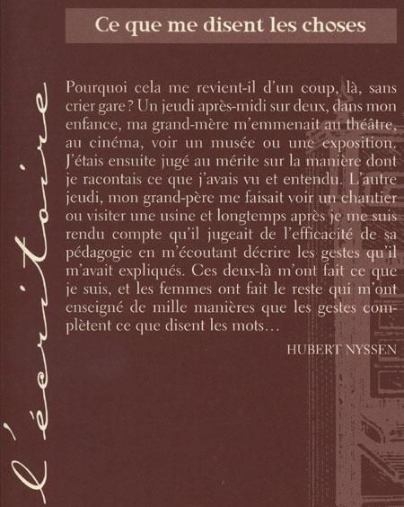 Produktbild: Ce que me disent les choses