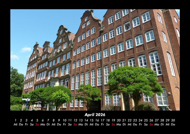 Produktbild: Hamburg 2026 Fotokalender DIN A3