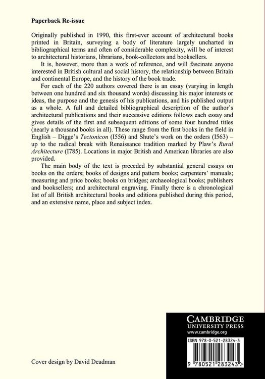 Produktbild: British Architectural Books and Writers