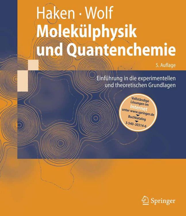 Produktbild: Molek&uuml;lphysik und Quantenchemie