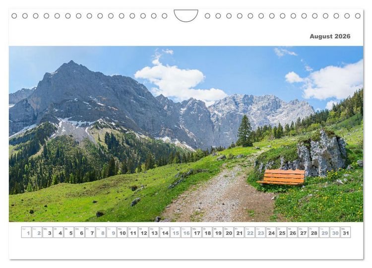 Produktbild: Ab in die Berge - Aussichtspl&auml;tze in den M&uuml;nchner Hausbergen (Wandkalender 2026 DIN A4 quer), CALVENDO Monatskalender